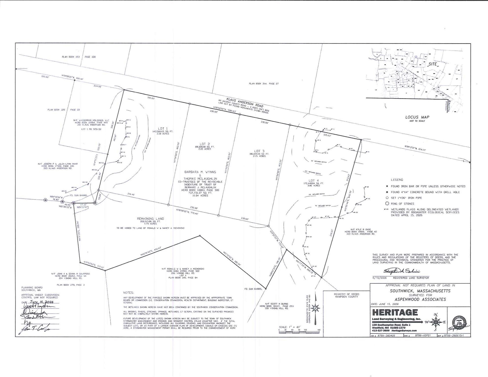 Terreno de 0 habitaciones en 197 Klaus Anderson Road, Southwick