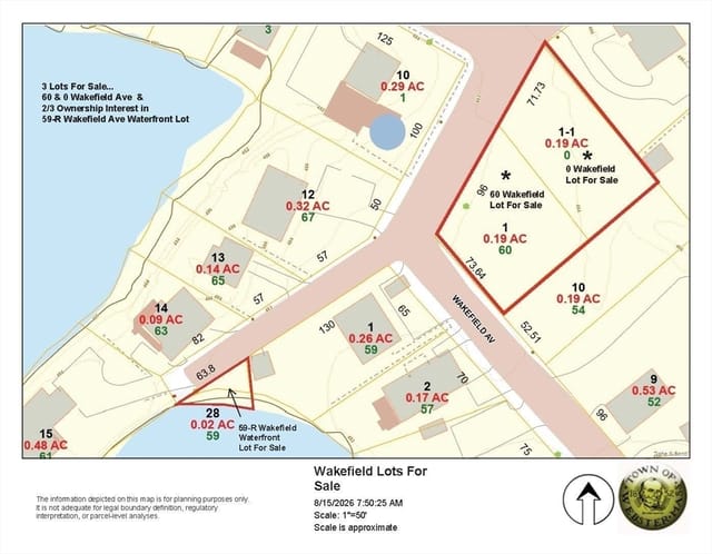 0-bed Land at 60 Wakefield Ave Webster Lake, Webster