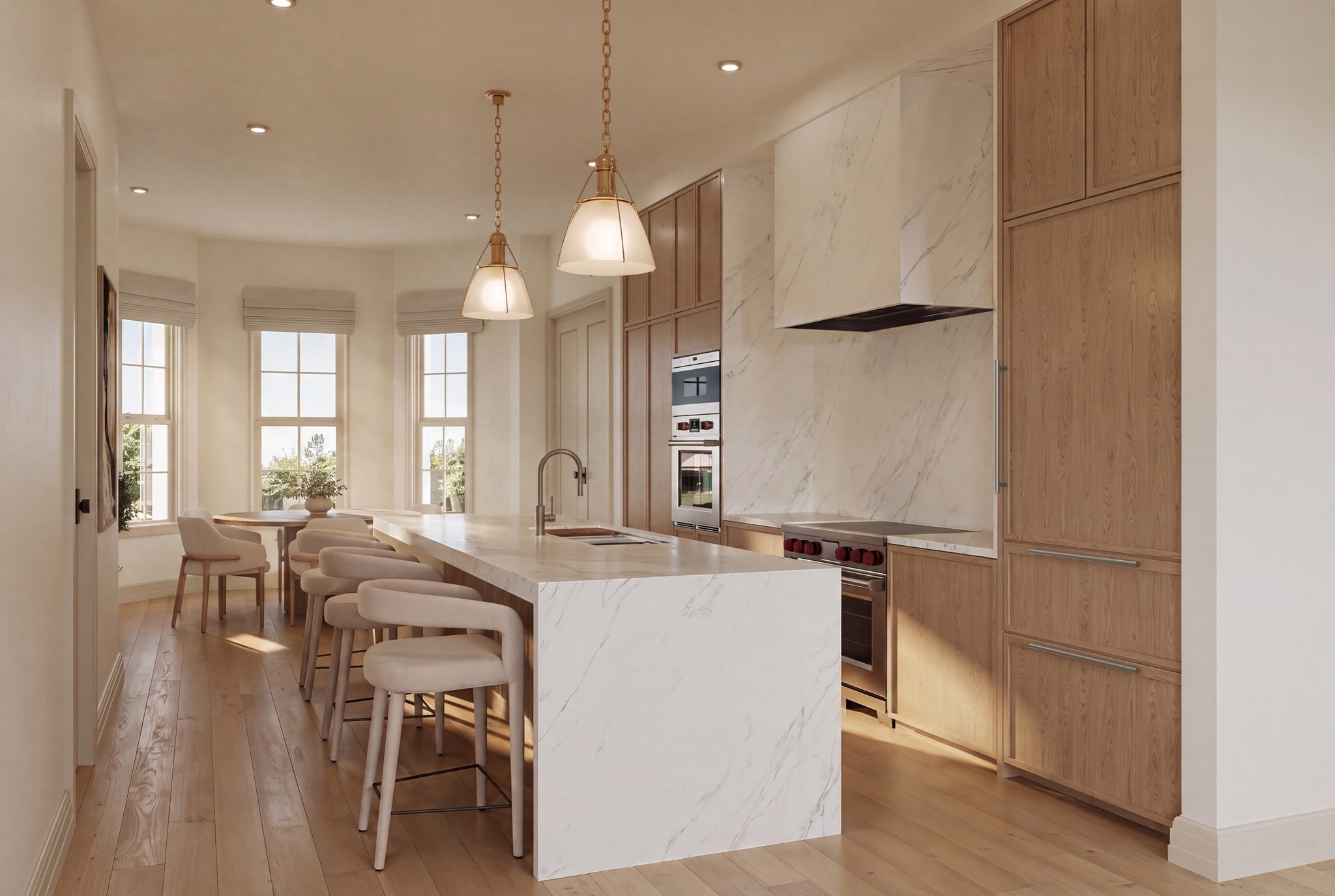Condominio de 3 habitaciones en 129 Walnut Street # 1, Brookline