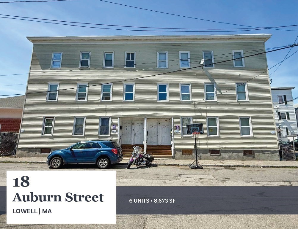 18-bed Multi-Family at 18 Auburn St, Lowell