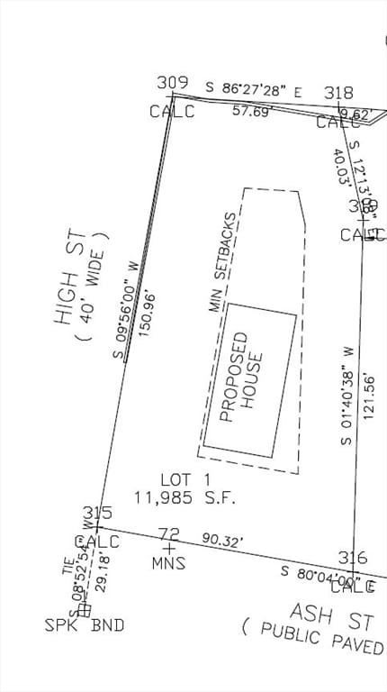 Terreno de 0 habitaciones en 0 High Street, Southbridge
