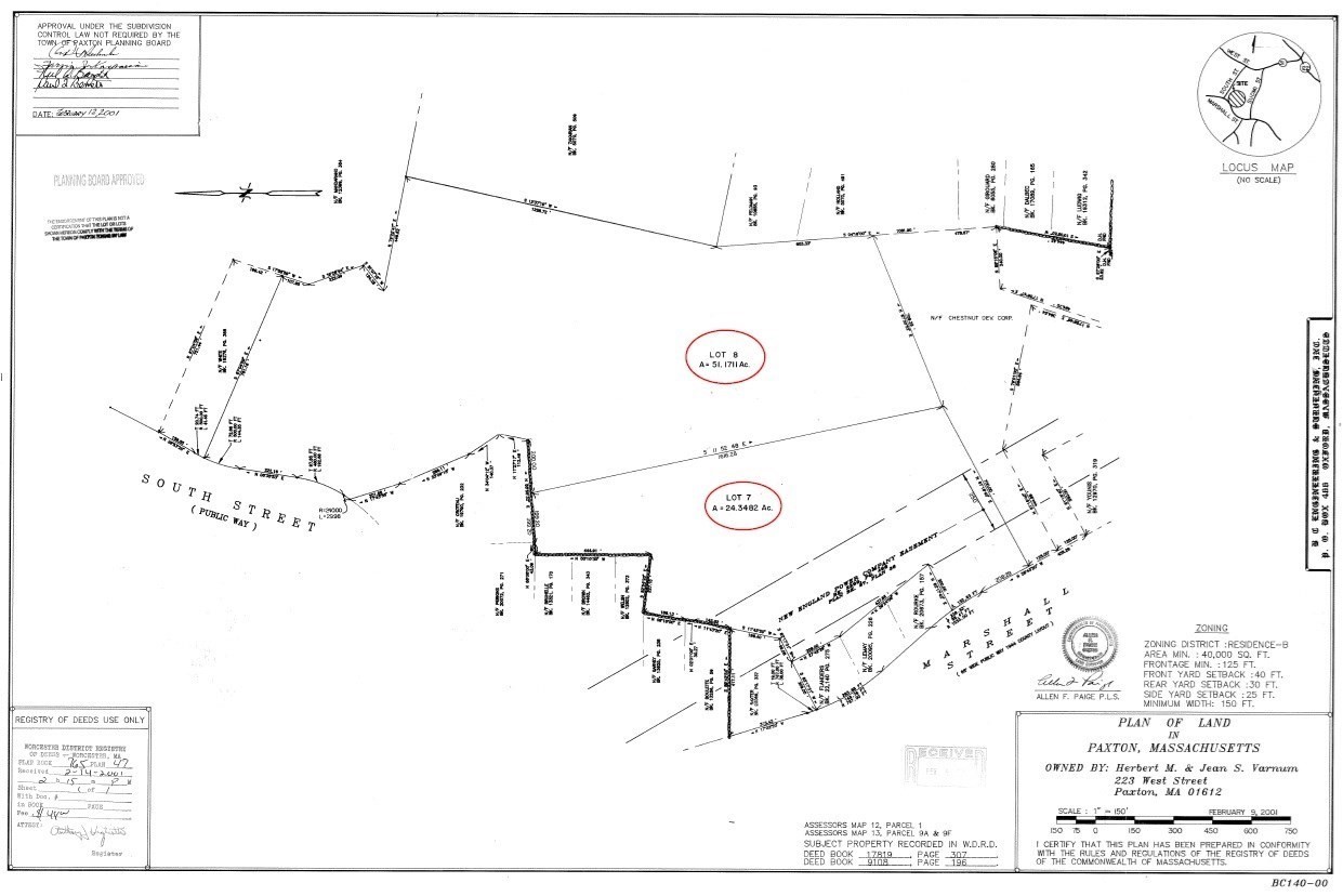 0-bed Land at Lots 7&8 Marshall St. & South St, Paxton